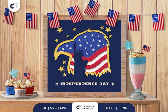 Download American Eagle 3D Shadow Box Papercut - Shadow Collection