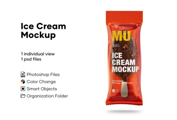 Download Ice Cream Bar Mockup - Bar mockup Collection