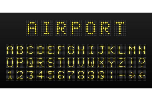 Download Airport Information Display Board LED - Form Collection
