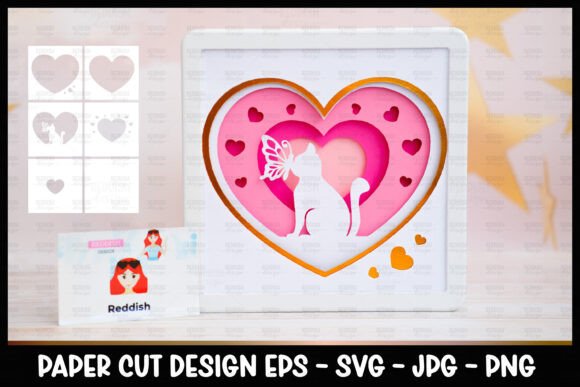 Download Cat Shadow Box, Pet Shadow Box SVG - Shadow Collection