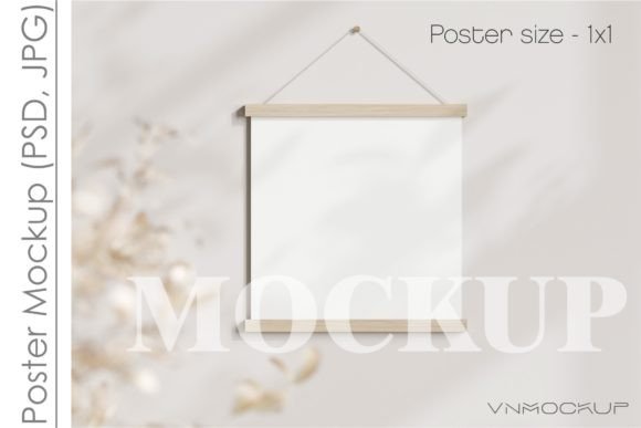 Download Square Magnetic Poster Bar Mockup - Bar mockup Collection