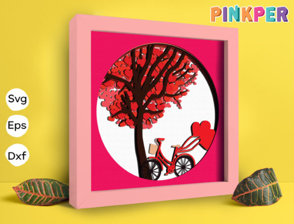 Download Heart Tree Paper Cut Light Box Template - Box template Collection