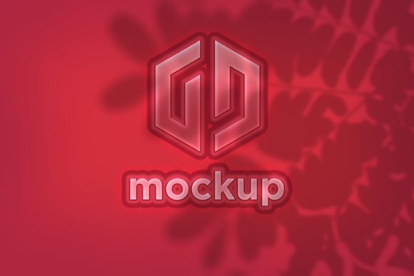 Download Red Embossed Logo Mockup - Embossed logo mockup Collection