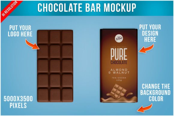 Download Chocolate Bar Mockup - Premium Resources