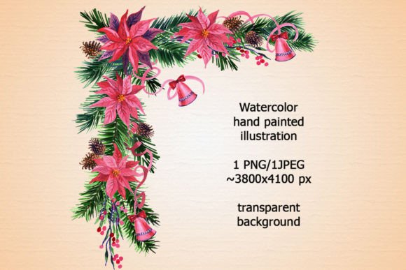 Download Christmas Corner with Poinsettias - Poinsettias Collection