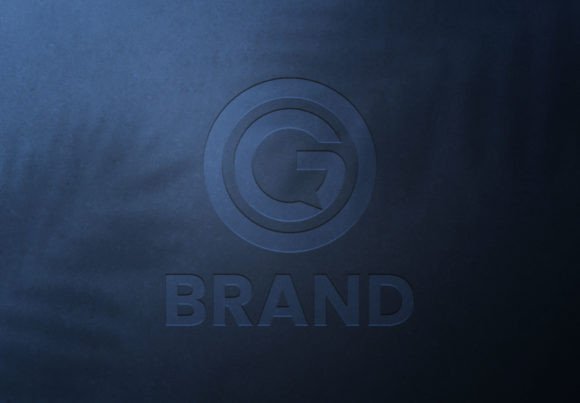 Download Embossed Logo Mockup - Embossed logo mockup Collection