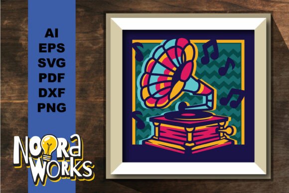 Download Retro Record Player: SVG Files - Svg file Collection