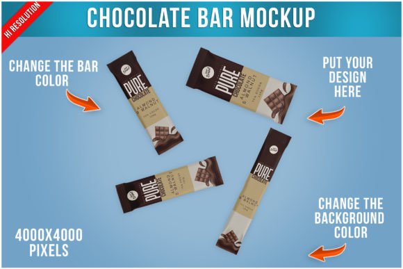 Download Chocolate Bar Mockup - Premium Bundle