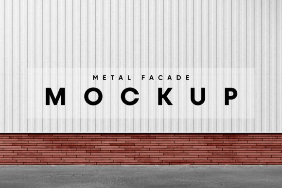 Download Metal Facade Mockup - Facade mockup Collection
