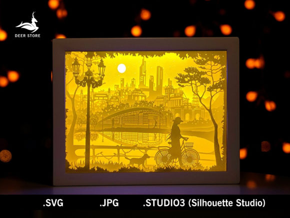 Download Paper Cut Light Box Template - Box template Collection
