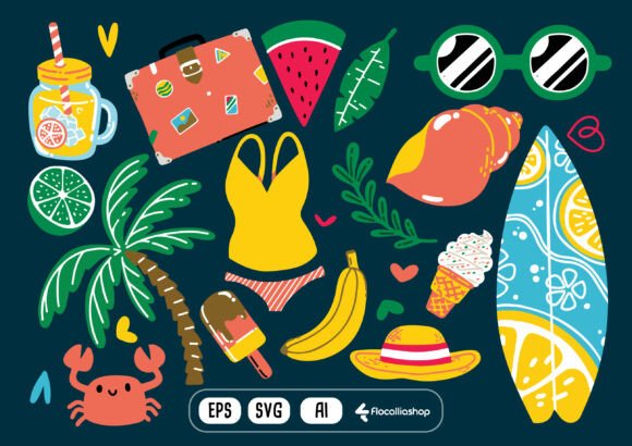 Download Summer Vector, Svg Cut, Sublime, Silhouette - Premium Resources