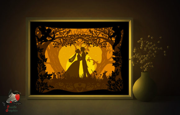 Download Romantic Wedding Light Box Template - Box template Collection